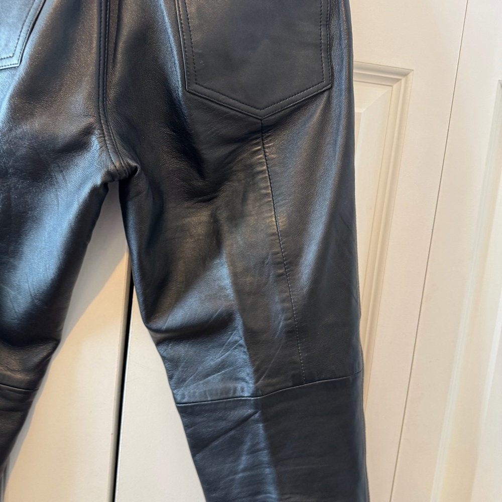 Vintage Hugo Buscati Genuine 100% Leather
Black Pants - Picture 10 of 13